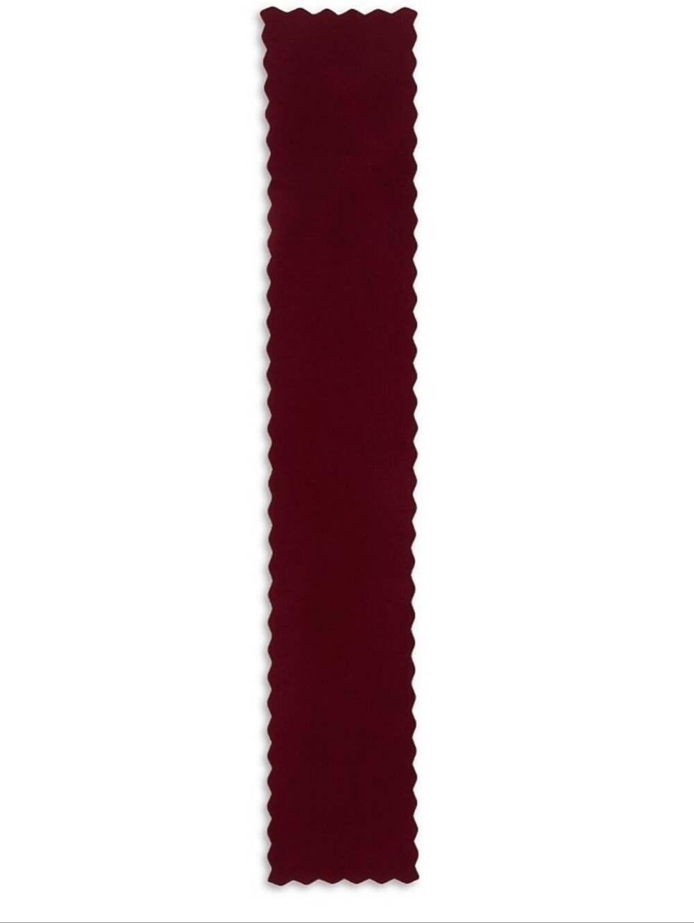Aqua (Bloomingdale's Exclusive) Burgundy Scalloped Long Scarf. NWT.